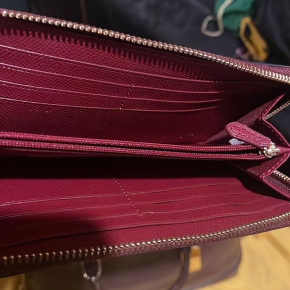 COACH SIERRA SATCHEL IN PEBBLE AND PATENT LEATHERS F54664 AND WALLET - Picture 13 of 13